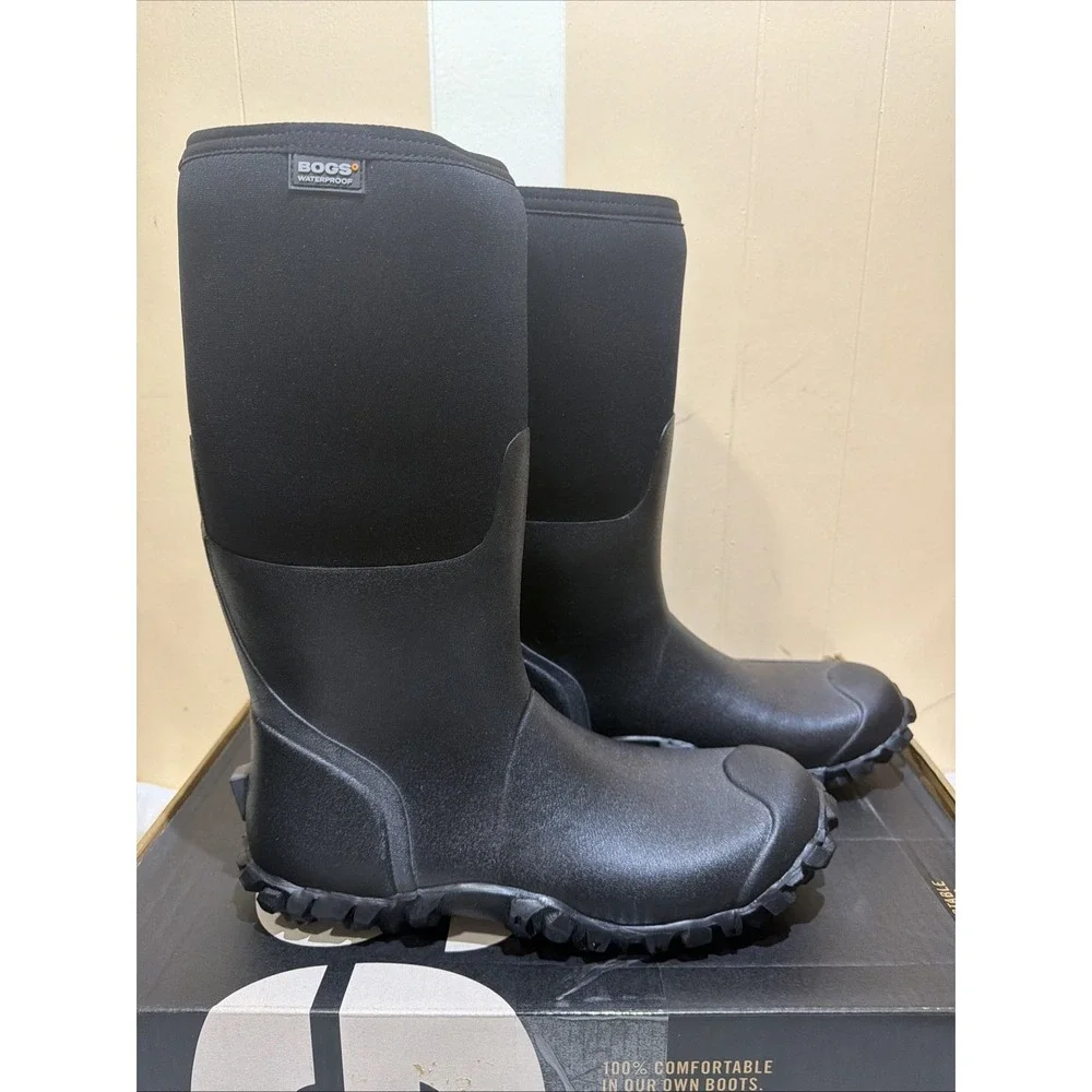 Bogs Outdoor Boots Mens Mesa Waterproof Insulated Slip Black Men's Size 14 M New